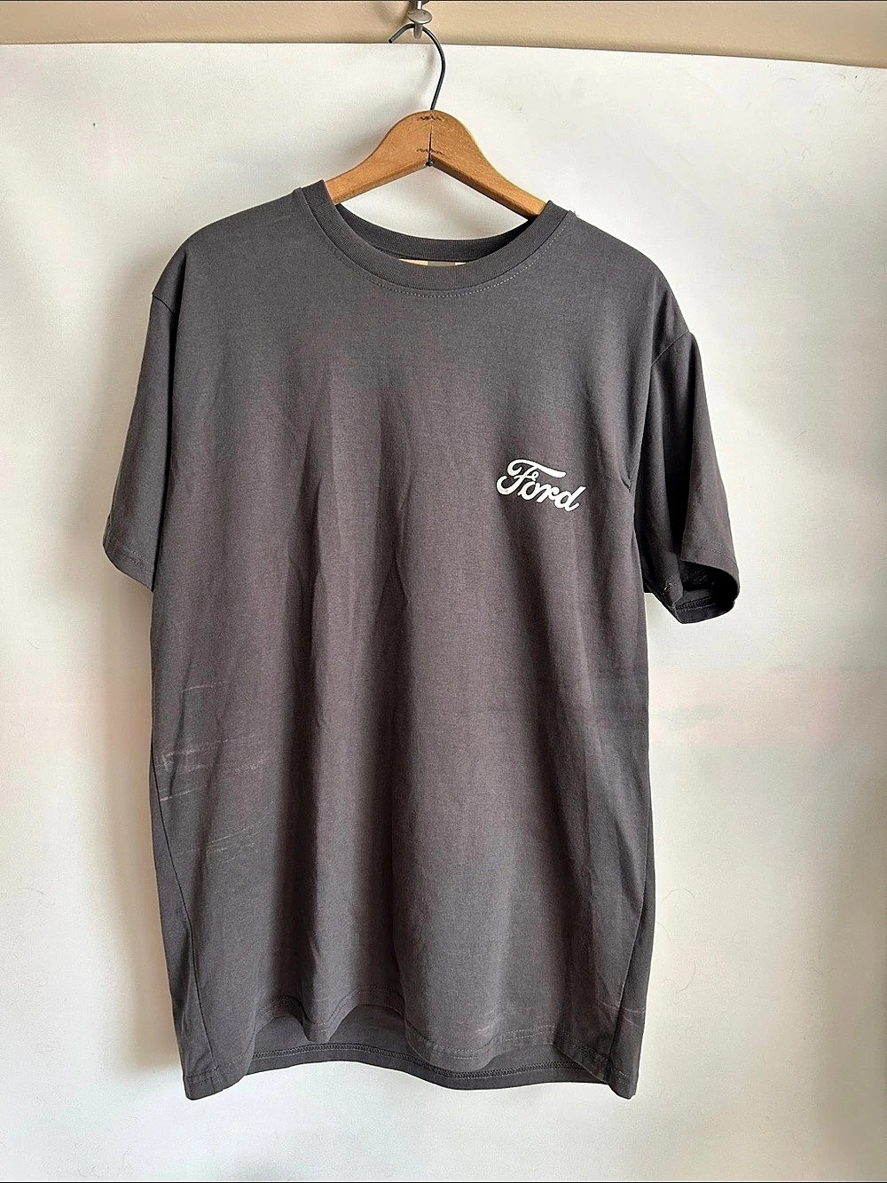 Ford Thunderbird Graphic Tee Short Sleeve Size XL Gray